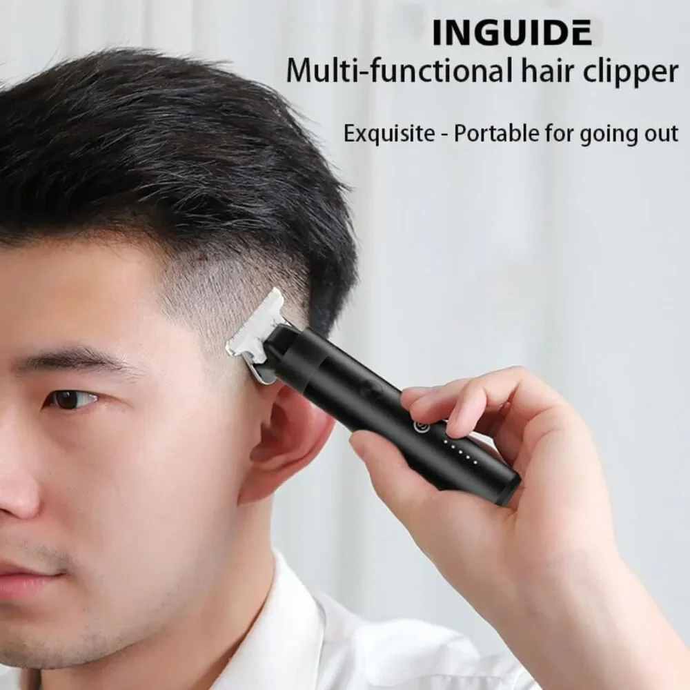 4-in-1 Metal Beard Trimmer IPX7 Waterproof USB-C Cordless V53